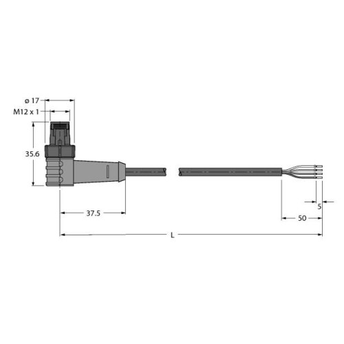 Actuator and Sensor Cable, PUR, Connection Cable