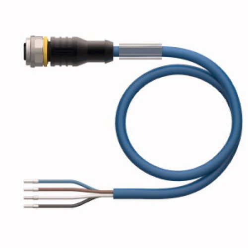 Actuator and Sensor Cable, PVC, Connection Cable, Voltage 250 V
