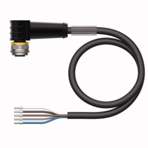 Actuator and Sensor Cable, PVC, Connection Cable, Voltage 60 V