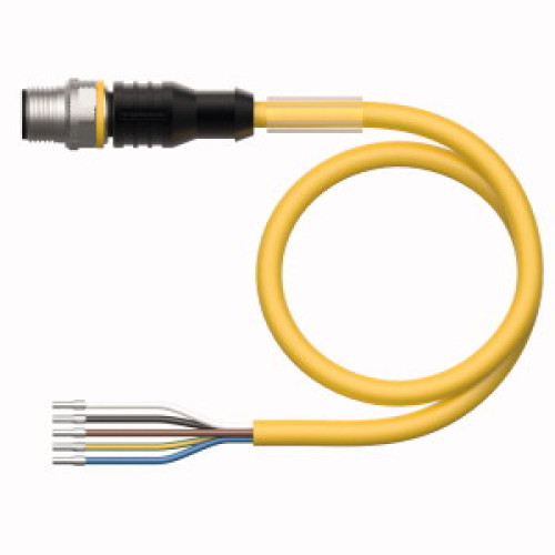 Actuator and Sensor Cable, PVC, Connection Cable, Voltage 60 V