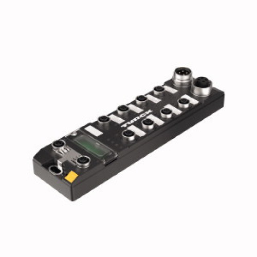 Compact multiprotocol I/O module for Ethernet, 8 Digital PNP Inputs and 8 Digita