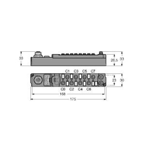 piconet stand-alone module for PROFIBUS-DP, 8 Digital PNP Inputs Filter 0.2 ms