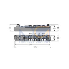 piconet stand-alone module for PROFIBUS-DP, 4 Analog Inputs &plusmn;10 V