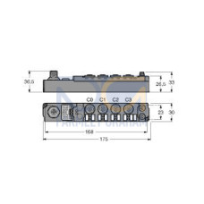 piconet stand-alone module for DeviceNet, 8 Digital PNP Inputs Filter 0.2 ms