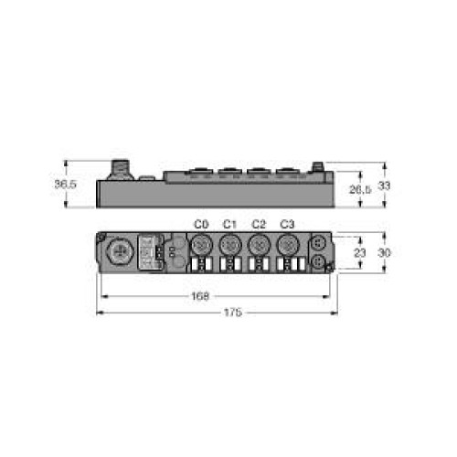 piconet stand-alone module for DeviceNet, 8 Digital PNP Inputs Filter 0.2 ms