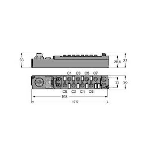 piconet Coupling Module for PROFIBUS-DP, 4 Digital PNP Inputs Filter 3 ms, 4 Dig