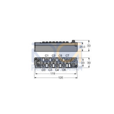 piconet Extension Module for IP-Link, 8 Digital PNP Inputs Filter 3 ms