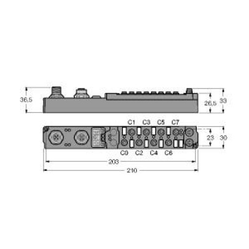piconet stand-alone module for PROFIBUS-DP, 8 Digital PNP Inputs Filter 3 ms, 8