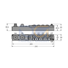 piconet stand-alone module for PROFIBUS-DP, 4 Analog Outputs &plusmn;10 V