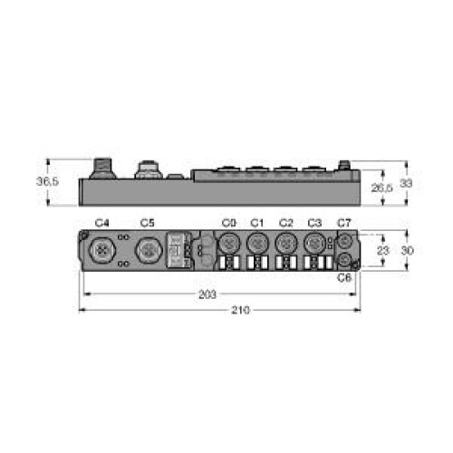 piconet stand-alone module for PROFIBUS-DP, 4 Analog Outputs &plusmn;10 V