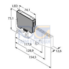 BL20 electronic module, Power Feeding Module with Diagnostics Function