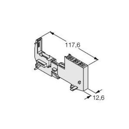 BL20 base module, Screw connection