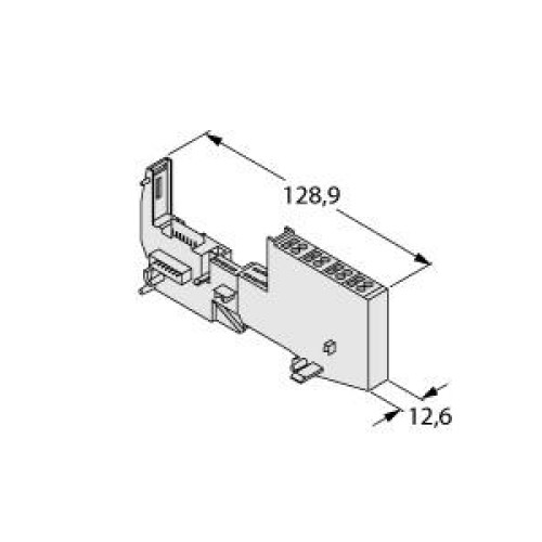 BL20 base module, Tension spring connection, , Passive connection components for