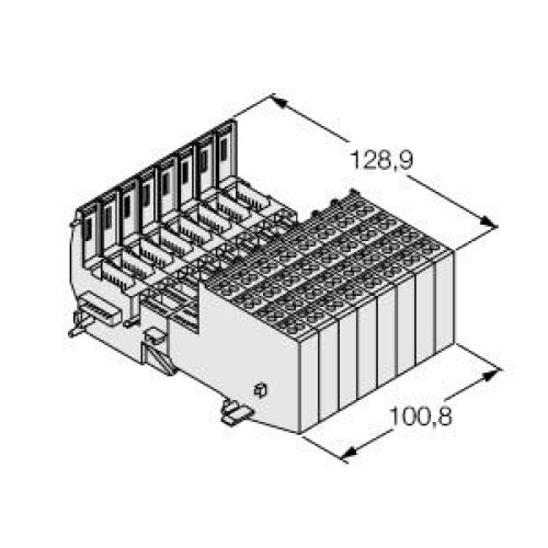 BL20 base module, Screw connection