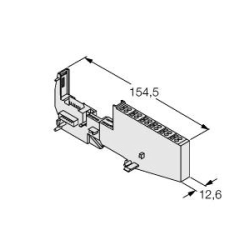 BL20 base module, Tension spring connection