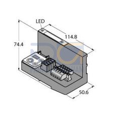Gateway for the BL20 I/O System, Interface for DeviceNet