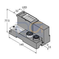 Gateway for BL67 I/O system, Interface for DeviceNet