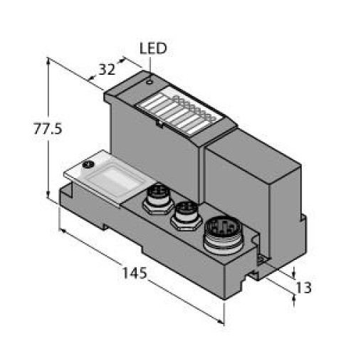 Gateway for BL67 I/O system, Multiprotocol Interface for Ethernet