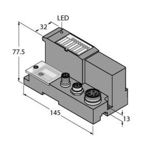 CODESYS 2 Programmable Gateway for the BL67 I/O System, Interface for Modbus TCP