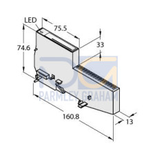 BL20 Economy Module, 8 2-wire Analog Inputs U/I resp. 4 2/3-wire PT/NI Inputs