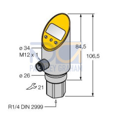 Pressure sensor, 2 PNP/NPN Transistor Switching Outputs