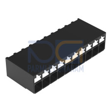 SMD PCB terminal block, push-button, 1.5 mm&sup2;, black