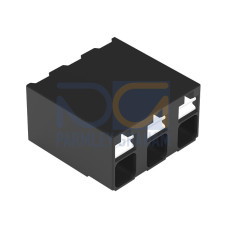 SMD PCB terminal block, push-button, 1.5 mm&sup2;, black