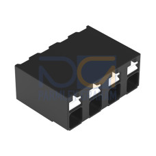 SMD PCB terminal block, push-button, 1.5 mm&sup2;, black