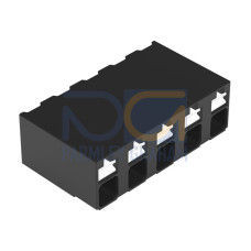 SMD PCB terminal block, push-button, 1.5 mm&sup2;, black