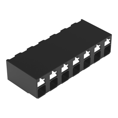 SMD PCB terminal block, push-button, 1.5 mm&sup2;, black