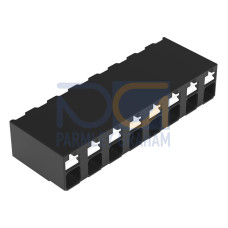 SMD PCB terminal block, push-button, 1.5 mm&sup2;, black