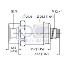 Pressure Transmitter, With Current Output (2-Wire)