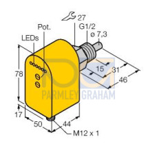 Flow Monitoring, Immersion Sensor with Integrated Processor, Transistor Output 2