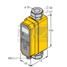 Flow Rate Measurement, Inline Sensor with Integrated Processor