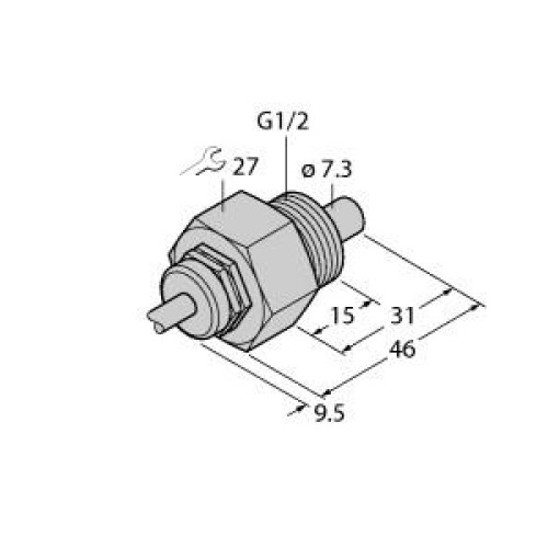 Flow Monitoring, Immersion Sensor without Integrated Processor