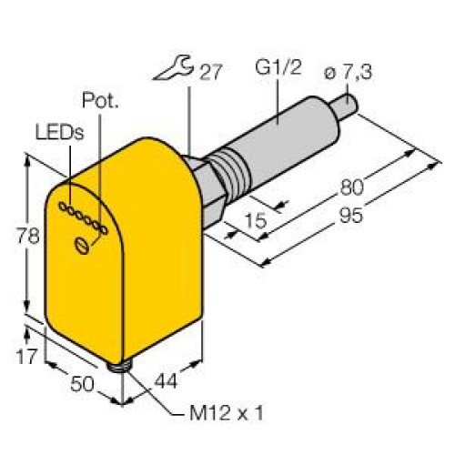 Flow Monitoring, Immersion Sensor with Integrated Processor