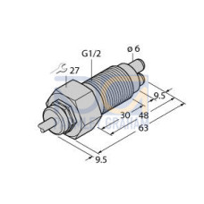 Flow Monitoring, Immersion Sensor without Integrated Processor