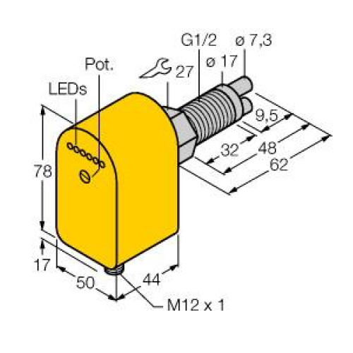 Flow Monitoring, Immersion Sensor with Integrated Processor