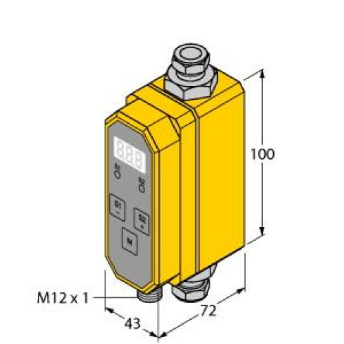 Flow Rate Measurement, Inline Sensor with Integrated Processor
