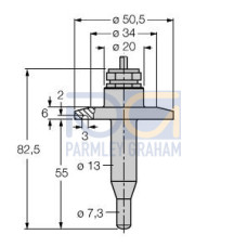 Flow Monitoring, Immersion Sensor without Integrated Processor