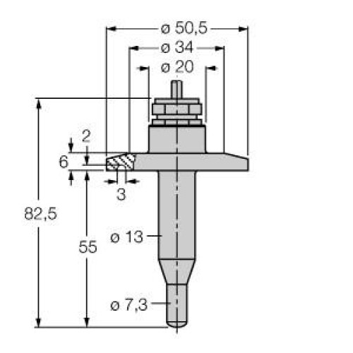 Flow Monitoring, Immersion Sensor without Integrated Processor