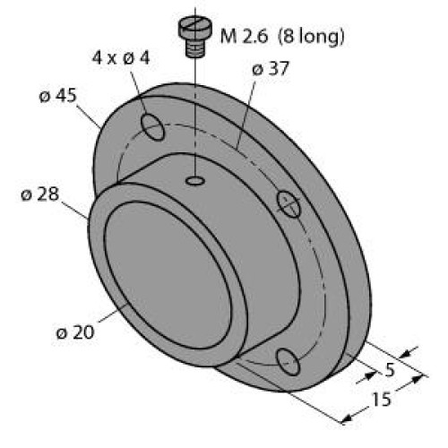 Accessories, Mounting Flange, For Flow Sensors