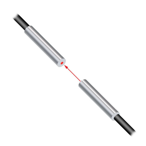 Plastic Fiber, Opposed Mode, Core Dia.: 1, Fiber Length 2 m, Ferrule, DuraBend, Free cut