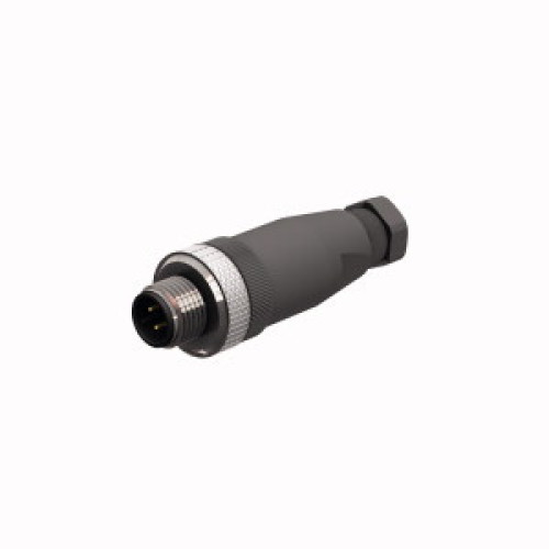 Field-Wireable Connector, Male Connector M12&nbsp;&times;&nbsp;1, Straight