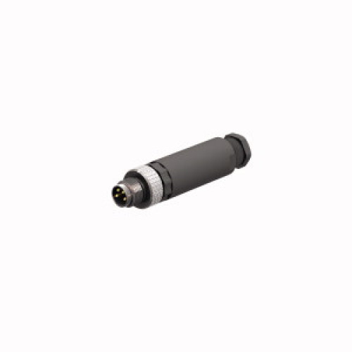 Field-Wireable Connector, Male Connector M8&nbsp;&times;&nbsp;1/&Oslash; 8&nbsp;mm, Straight