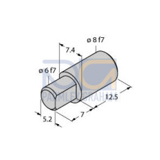 Accessories, Adapter Hollow Shaft/Solid Shaft, For Angle Sensors RI-QR14