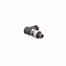 Field-Wireable Connector, Male Connector M8&nbsp;&times;&nbsp;1/&Oslash; 8&nbsp;mm, Angled