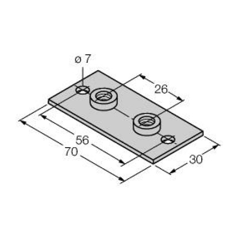 Accessories, Weld-On Plate for Mounting Clamps