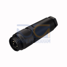 Field-Wireable Connector, 7/8? Male, Straight
