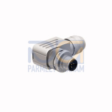 Field-Wireable Connector, Male Connector M12&nbsp;&times;&nbsp;1, Angled